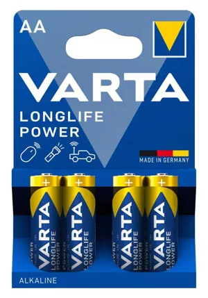 Μπαταρία AA Varta 1,5V LR06 4x Αλκαλικές