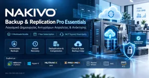 Nakivo Backup & Replication Pro Essential Ετήσια Συνδρομή (5 Workloads)