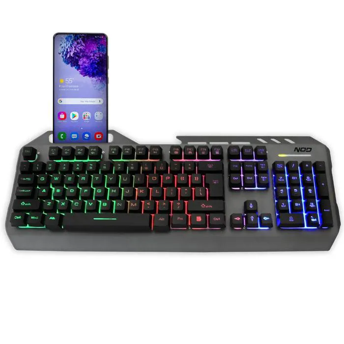 NOD Ενσύρματο Gaming Keyboard METAL DEFENDER RGB USB 2YW | axd.gr