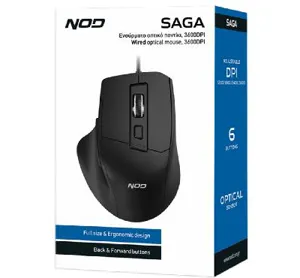 NOD Mouse Gaming SAGA USB Wired 3600dpi 6b 2ΥW
