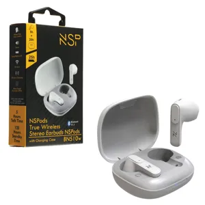 Ακουστικά NSP Earpods BT BN510W White 2YW
