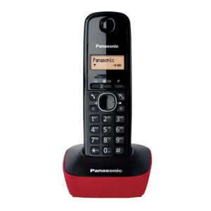 Panasonic KX-TG1611GRR Red Dect Ασύρματο Τηλέφωνο