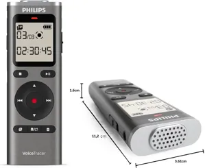 Philips DVT 1170 8Gb Digital Voice Recorder Συσκευή Υπαγόρευσης