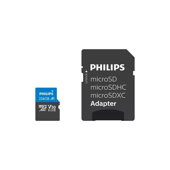 Philips microSDXC 256Gb Class10 U3 V30 100MB/s | axd.gr