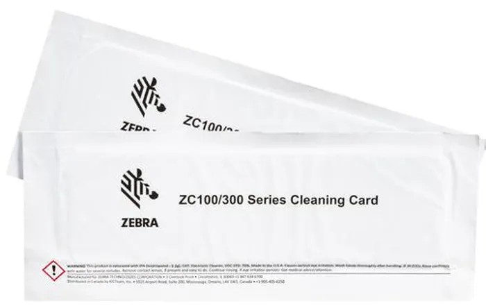 Πλαστικών Καρτών Zebra Cleaning KIT ZC100 & ZC300 2000Prints | axd.gr