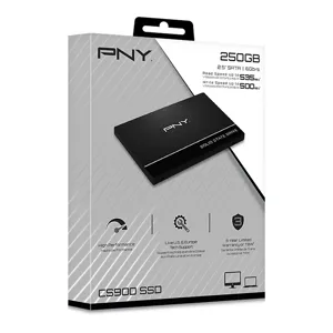 PNY 250GB SSD 2,5" S3 535R|500W CS900 3D TLC 3YW Σκληρός Δίσκος