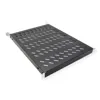 RACK SHELF 19" ΡΑΦΙ 1U D80m <50Kg L=57cm+Brackets Μαύρο | axd.gr