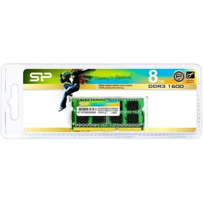 RAM 8GB DDR3 1.5V SODIMM 1600MHz Silicon Power | axd.gr