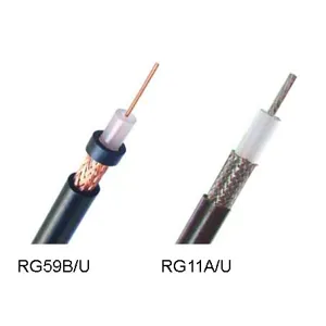 Καλώδιο Coaxial 1m 75Ohm RG-59B/U RG59B/U RG11A/U Ομοαξονικό