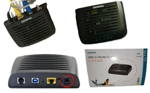 Siemens ADSL2+PSTN CL-110 Filter Router/Modem A Annex