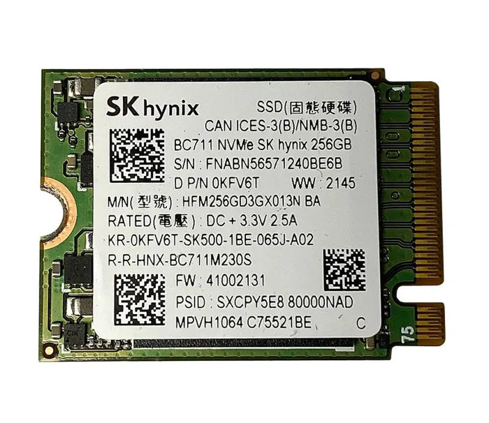 SK Hynix 256GB SSD M.2 NVMe 4x 2230 2850R|1400W 0KFV6T | axd.gr