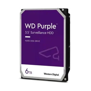 Western Digital 6Tb HDD Purple WD64PURZ NVR 24/7 3YW