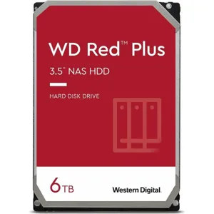 Western Digital 6Tb HDD Red Plus WD60EFPX NAS CMR 256C 3YW