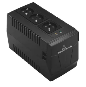 ΣΤΑΘΕΡΟΠΟΙΗΤΗΣ ΤΑΣΕΩΣ 1500VA 3xSchuko POWERTECH