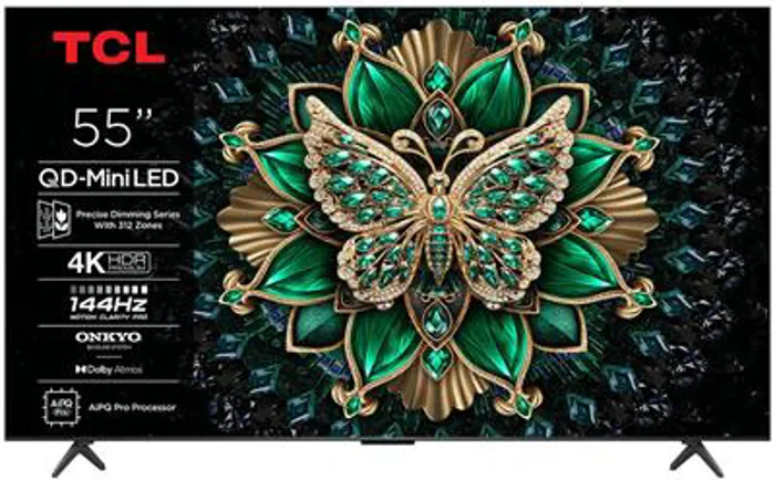TCL 55" TV 4K UHD 55C6K Smart 144Hz QD-MiniLED WiFi 2YW | axd.gr TCL 55" TV 4K UHD 55C6K Smart 144Hz QD-MiniLED WiFi 2YW | axd.gr