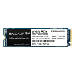TeamGroup 2TB SSD M.2 NVMe PCIe 3.0 2280 2YW