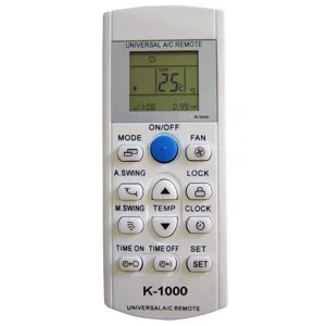 Τηλεχειριστήριο Κλιματιστικών K-1000 με 1000 κωδικούς RCU