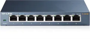 TP-LINK Switch 8Port TL-SG108 10/100/1000M Steel Case Lifetime