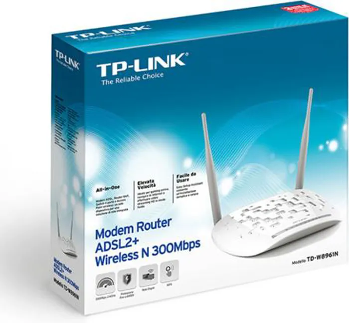 TP-LINK TD-W8961N ADSL2+ Modem-Router 4port Switch AP | axd.gr