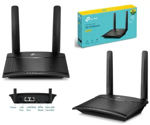 TP-LINK TL-MR100 4G/LTE Router/Modem 802.11n SIM 3YW