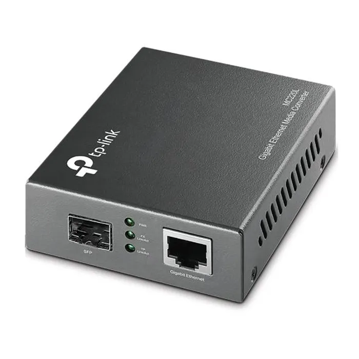 TP-LINK TRANSCEIVER FIBER TO 10/100/1000BASE TX CONVERTER MC220L | axd.gr