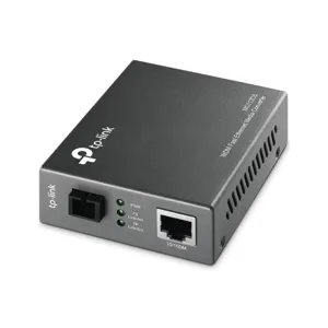 TP-LINK TRANSCEIVER FIBER TO 10/100BASE TX CONVERTER MC111CS