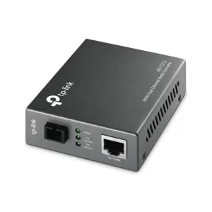 TP-LINK TRANSCEIVER FIBER TO 10/100BASE TX CONVERTER MC112CS