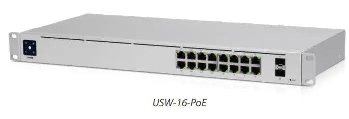 UBIQUITI USW-16-PoE Switch 16port Gigabit PoE | axd.gr