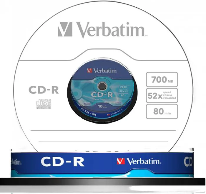 CD-R 52x 80min/700Mb 1xΤεμάχιο Verbatim | Maxell | axd.gr