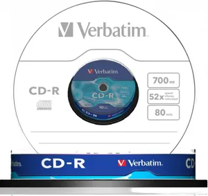 CD-R 52x 80min/700Mb 1xΤεμάχιο Verbatim | Maxell